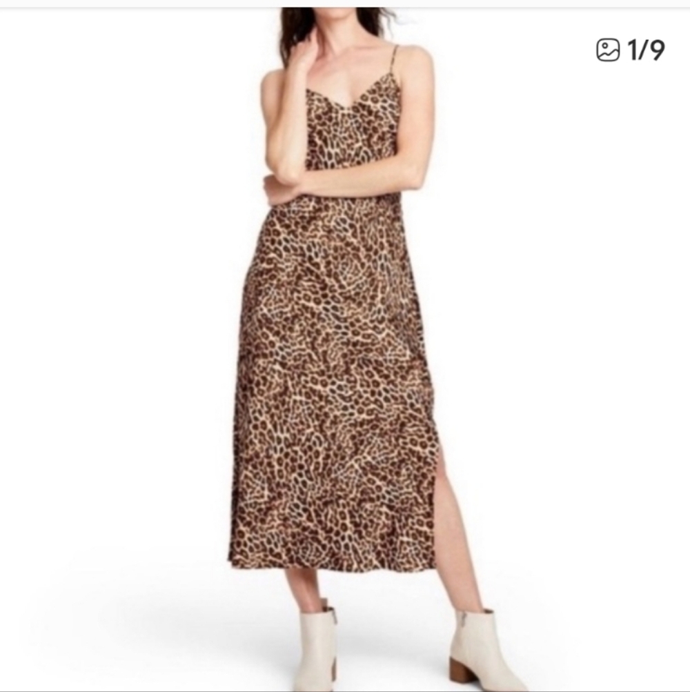Nili Lotan X Target Leopard Slip Dress